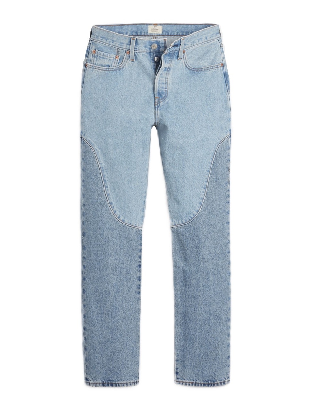 NWT Levi's Women's 501 Jeans County Fair 29x30 Two-Tone Denim Chaps Western New